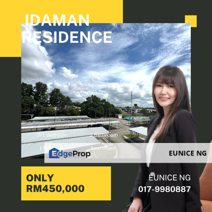 Idaman Residence - 3+1Bedroom 2 Bathroom For Sale, Johor, Nusajaya