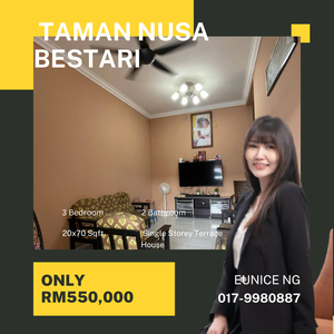 Jalan Nb 2, Taman Nusa Bestari - Single Storey Terrace House For Sale ...