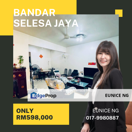 Bandar Selesa Jaya - Double Storey Terrace House For Sale, Johor, Skudai