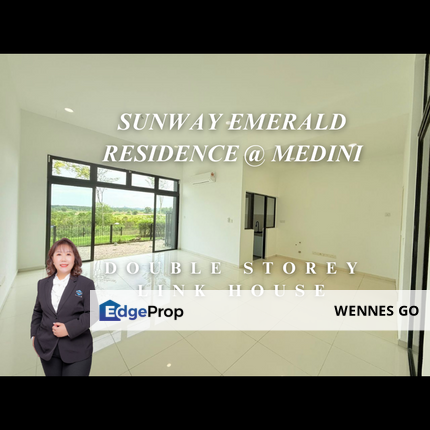 Sunway Emerald Residence Double Storey Link House For Sale , Johor, 