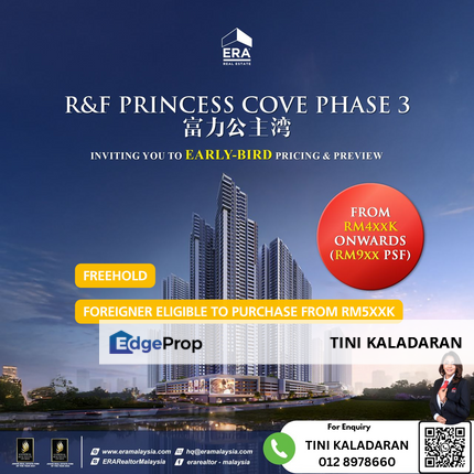 NEW LAUNCH | Phase 3 - R&F Princess Cove | Johor Bahru, Johor, Johor, Johor Bahru