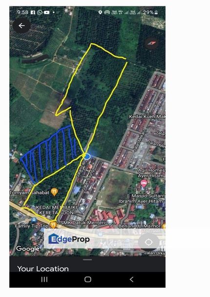 20 Acre Agricultural Land Near Toll Ayer Hitam Zoning Perumahan For Sale , Johor, Ayer Hitam