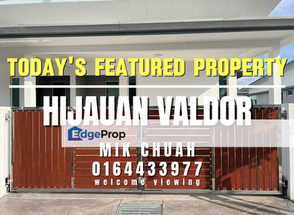 HIJAUAN VALDOR, SINGLE STOREY SEMI D, FOR RENT, Penang, Valdor