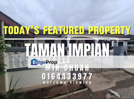 TAMAN IMPIAN, SINGLE STOREY HOUSE, FOR RENT, Penang, Alma