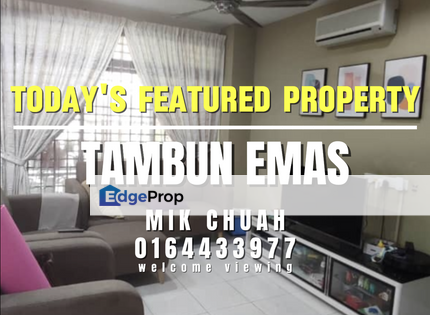 TAMAN TAMBUN EMAS, DOUBLE STOREY HOUSE, FOR SALE, Penang, Bukit Tambun