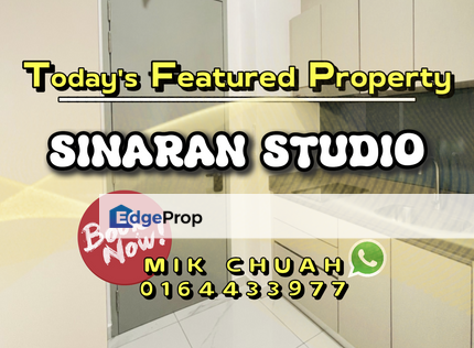 SINARAN， STUDIO UNIT， FOR RENT, Penang, Batu Kawan