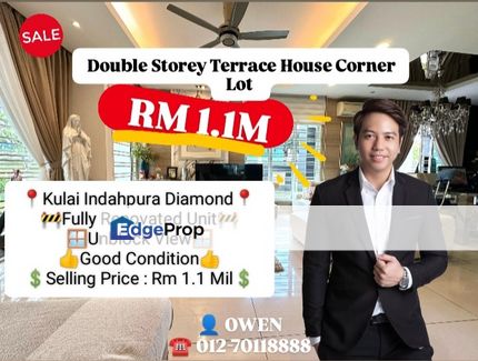 2 storey Terrace For Sale @ diamond residency kulai, Johor, Kulai