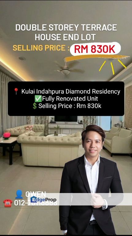 2 Storey Terrace For Sale @ jalan cempaka kulai, Johor, Kulai