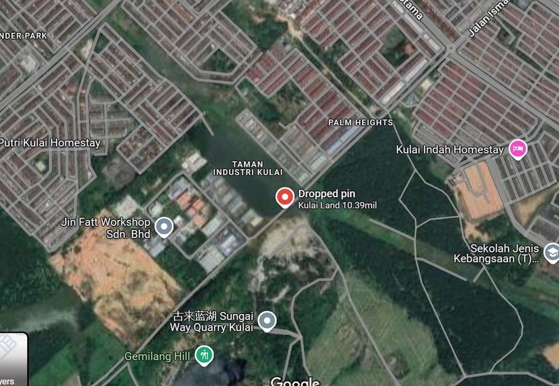 Kulai Land For Sale @ near Indahpura New Dev. Zone Toll Airport Mall