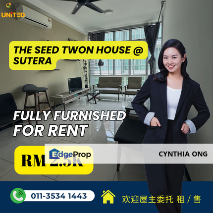 The Seed Townhouse For Rent, Johor, Skudai