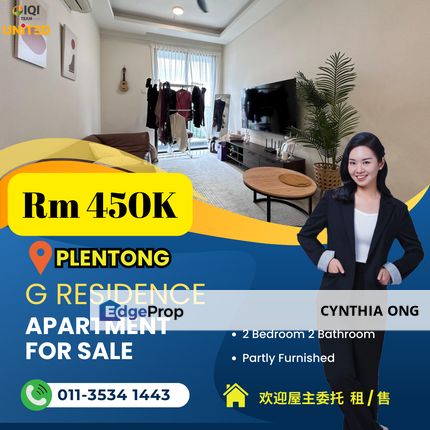 G Residence @ Room For Sale, Johor, Plentong