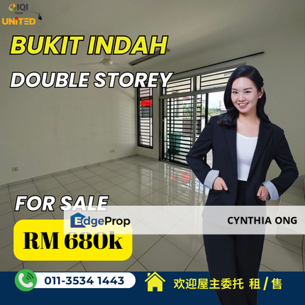 Jalan Indah , Bukit Indah 1.5  Storey For Sale, Johor, Bukit Indah