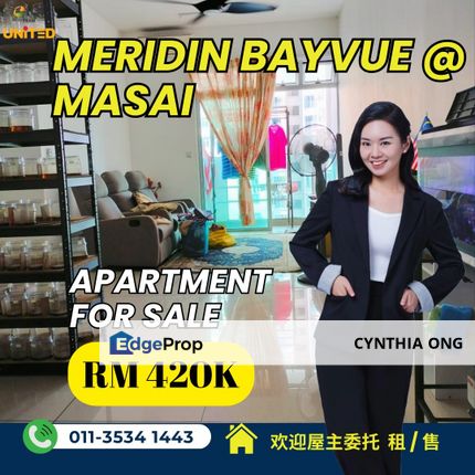 Masai Apartment 3Room For Sale, Johor, Masai