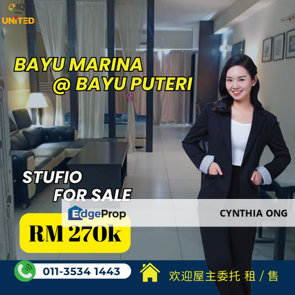 Bayu Manira Studio For Sale, Johor, Johor Bahru