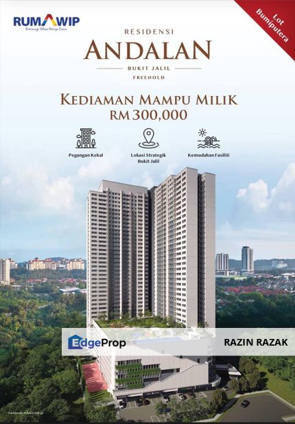 [FREEHOLD] Residensi Andalan - Rumawip Bukit Jalil @ Bandar Kinrara, Bukit Jalil , Kuala Lumpur, Bukit Jalil