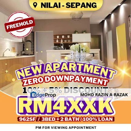 FREEHOLD | 15 Minutes to KLIA & Putrajaya, Negeri Sembilan, Nilai