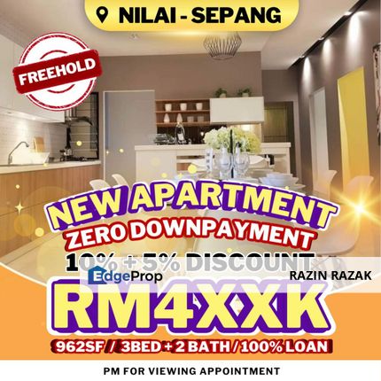 FREEHOLD | 15 Minutes to KLIA & Putrajaya, Negeri Sembilan, Nilai