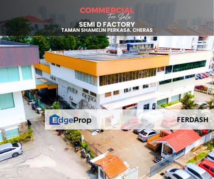 2.5 Storey Semi D Factory, Taman Shamelin Perkasa, Cheras, Kuala Lumpur, Kuala Lumpur, Cheras