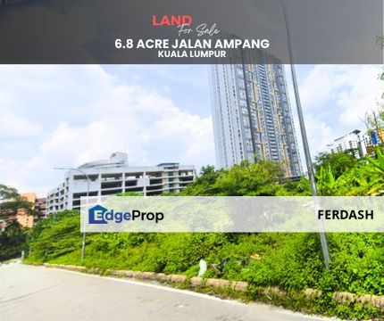 6.8 acre Residential Land, Jalan Ampang KL, Kuala Lumpur, Ampang