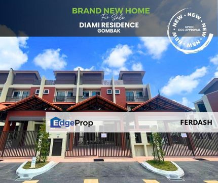 Brand New 3+2 Storey Superlink Diami Residence, Gombak, Selangor, Gombak