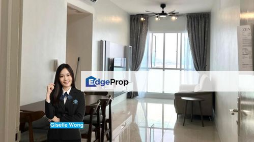 Cheap! Seaview The Zen 2 Carpark Fully Furnish Newly Renovated Good Condition, Penang, Bayan Lepas