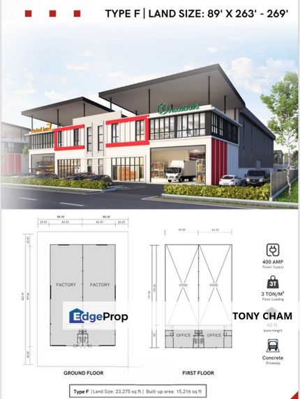 Jenjarom Freehold New Project Semi D Factory For Sale, Selangor, Jenjarom