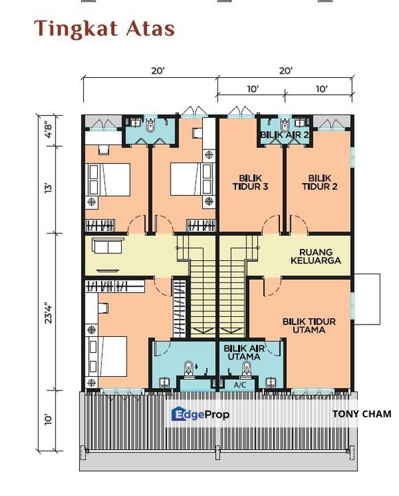 Rumah Teres 2 Tingkat Baru @ Taman Sri Andalas Klang Untuk DIjual, Selangor, Klang