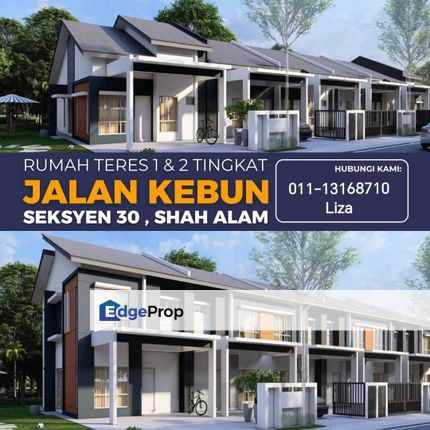 New Project Single & Double Storey Terrace , Selangor, Shah Alam