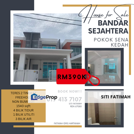 TAMAN BANDAR SEJAHTERA, POKOK SENA KEDAH, Kedah, Pokok Sena