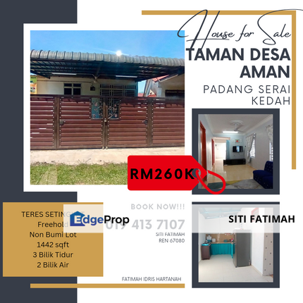 TAMAN DESA AMAN, PADANG SERAI KEDAH, Kedah, Kulim