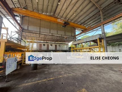 Seelong 3亩独立式大工厂出售Near Kempas 
For Sale Seelong Detached Factory
Medium Industry
3 Ekar - 1.2141 Hektar, Johor, Senai