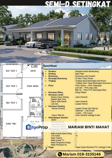 🏡 Projek Rumah Semi-D Setingkat Di Banting, Selangor! 🌟, Selangor, Banting