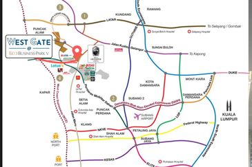 3 Storey Factory Eco Business Park V-West Gate (PUNCAK ALAM) FOR SALE 