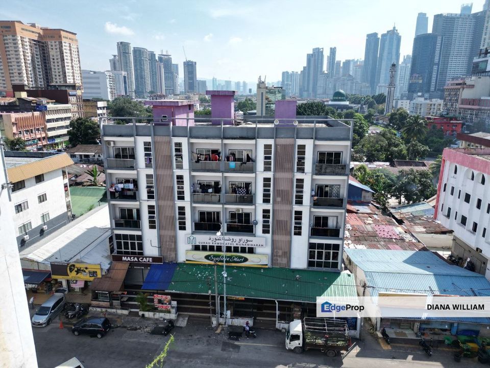 Freehold 5 STOREY ISLAMIC SERVICE APARTMENT, LORONG RAJA BOT, KG BARU, KL For Sale , Kuala Lumpur, KL City