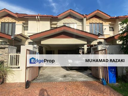 FREEHOLD! BEBAS BANJIR, Renovated with Partially Furnished, Double Storey Terrace Glenpark U1, Laman Glenmarie, Shah Alam, Selangor, Glenmarie