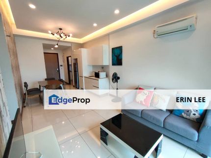 Town Area Seaview Apartment Fully Furnished for Rent, Johor, Johor Bahru