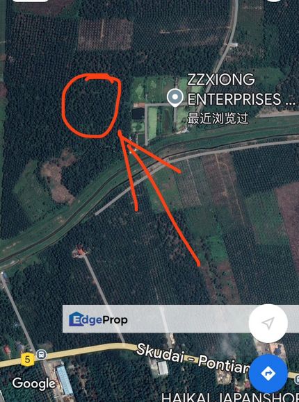 Pekan Nenas 5.4 Acre Agricultural Land, Johor, Pontian
