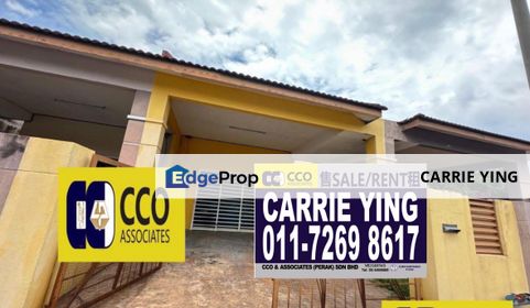 Panorama Lapangan Perdana 1 Storey Terrace House For Sale, Perak, Ipoh