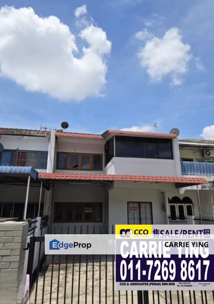 Gunung Rapat Pekan Razaki 2 Storey Terrace House For Sale, Perak, Kinta