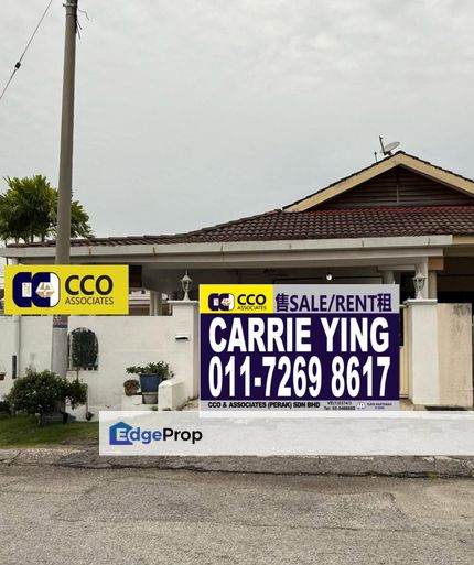 Menglembu Timur Single Storey Corner Terrace House, Perak, Kinta