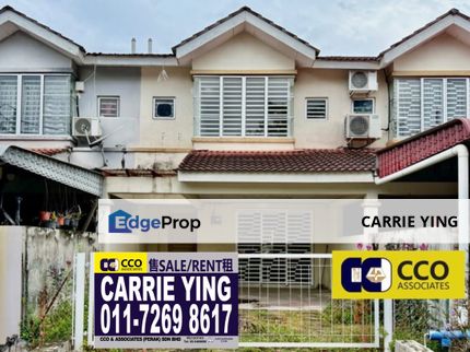 Bercham Taman Pakatan Jaya 2 Storey Terrace House For Sale, Perak, Ipoh