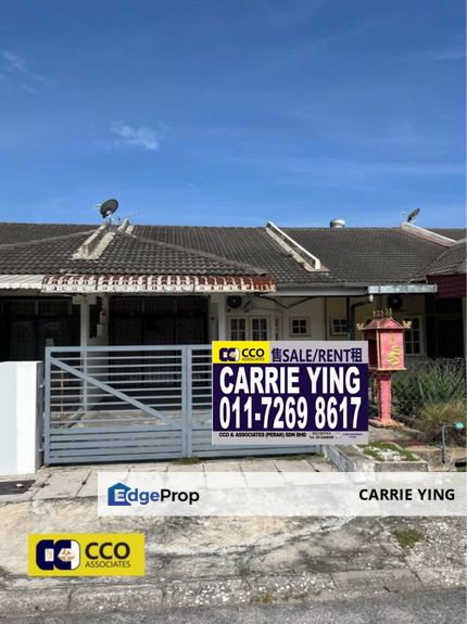 Bercham Taman Pusat Bercham Single Storey Terrace House, Perak, Kinta