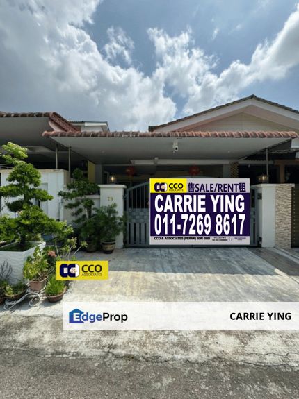 Menglembu Taman Arkid 1.5 Storey Terrace House For Sale, Perak, Menglembu