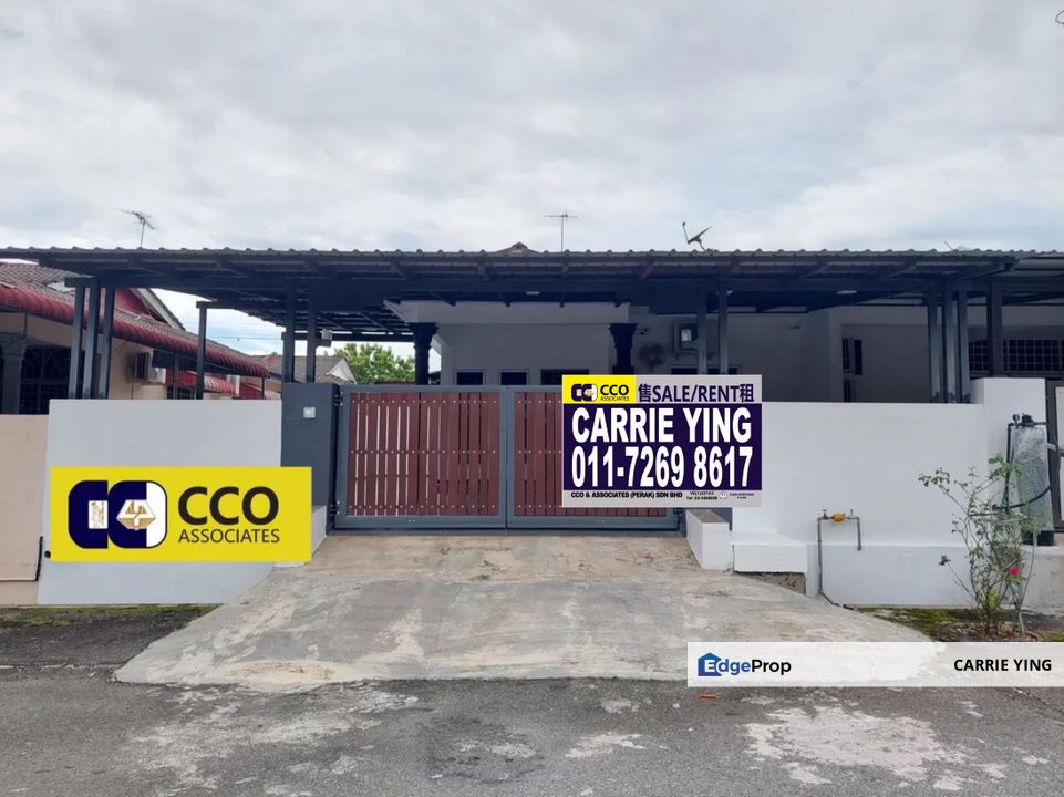 Gunung Rapat Indah Single Storey Intermediate Corner House, Perak, Kinta