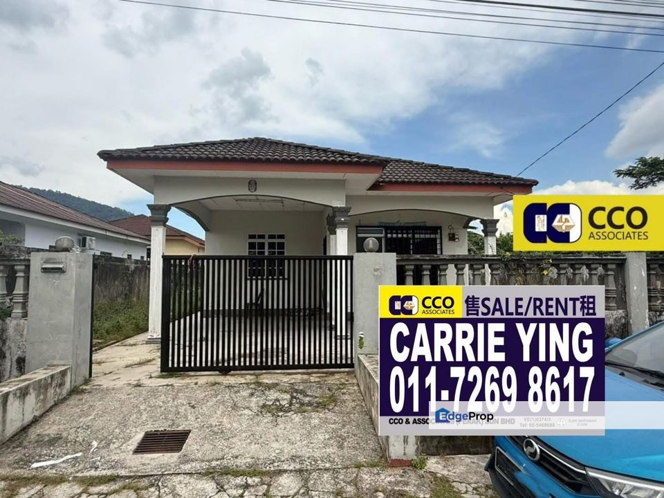 Buntong Single Storey Bungalow House For Sale , Perak, Ipoh