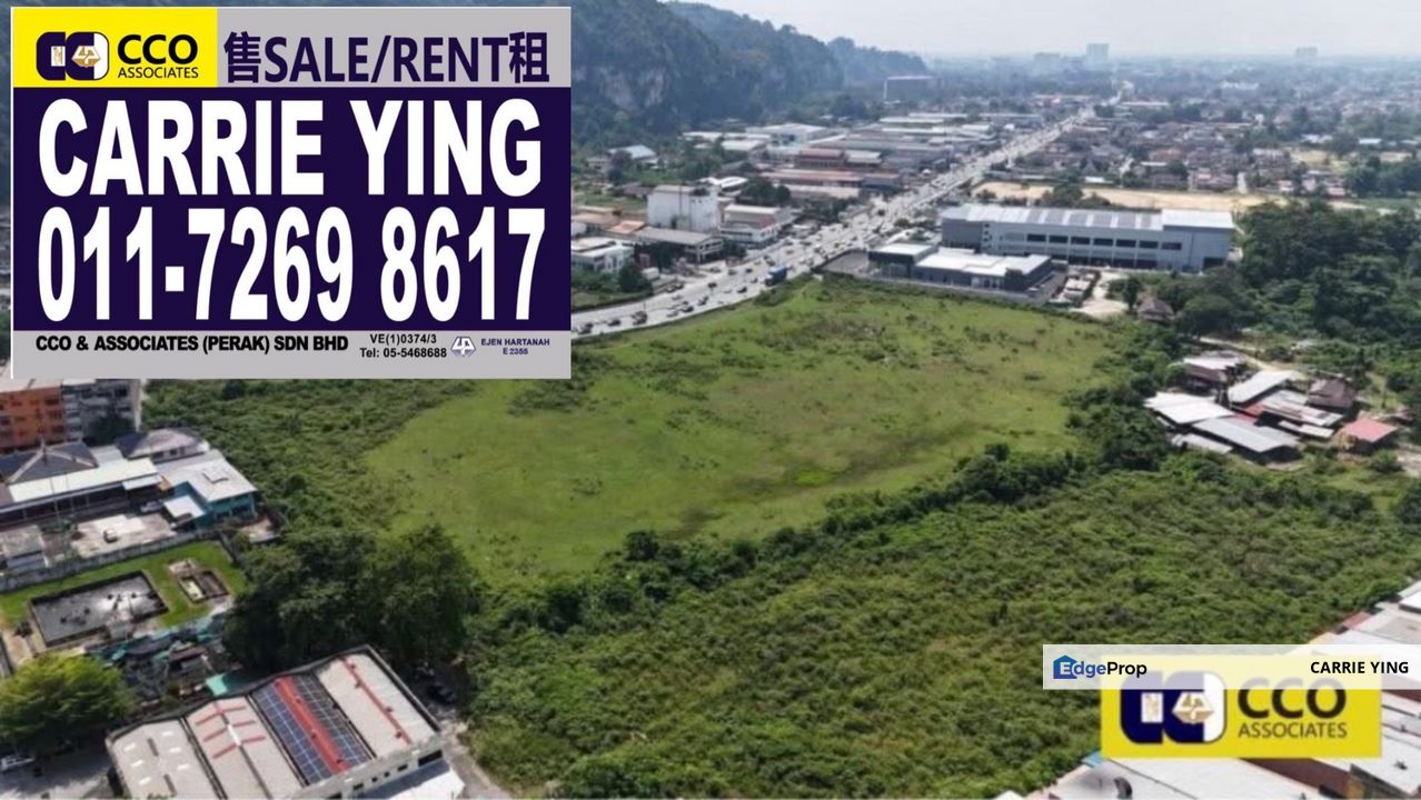 Ipoh Jalan Kuala Kangsar Facing Main Road Empty Agriculture Land, Perak, Ipoh