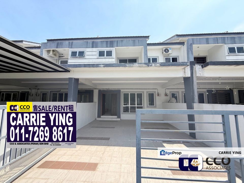 Pengkalan Taman Bersatu 2 Storey Terrace House For Sale, Perak, Kinta