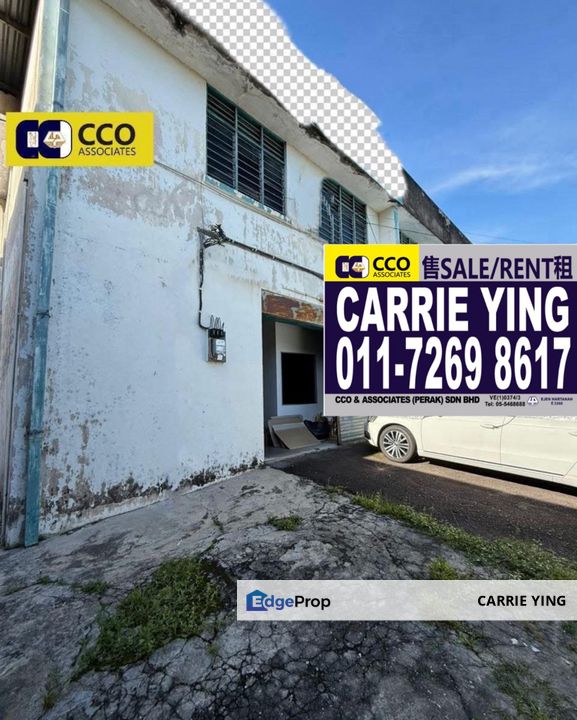 Menglembu Chandran Raya Hot Location 1.5 Storey Factory For Sale, Perak, Menglembu