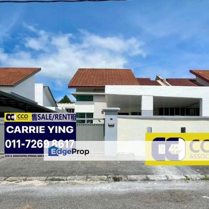 Klebang Medan Indah Single Storey House For Sale, Perak, Kinta