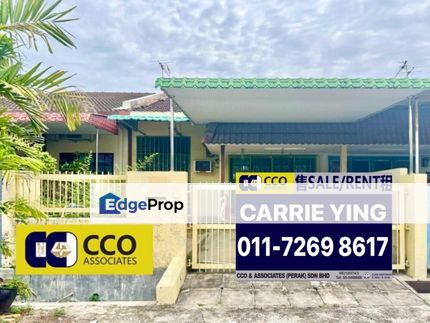 Bercham Jaya Single Storey Terrace House For Sale, Perak, Kinta